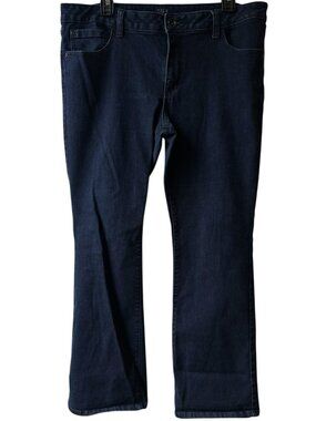 16P / 33 a.n.a Dark Rinse Slight Boot Cut Mid Rise Jeans